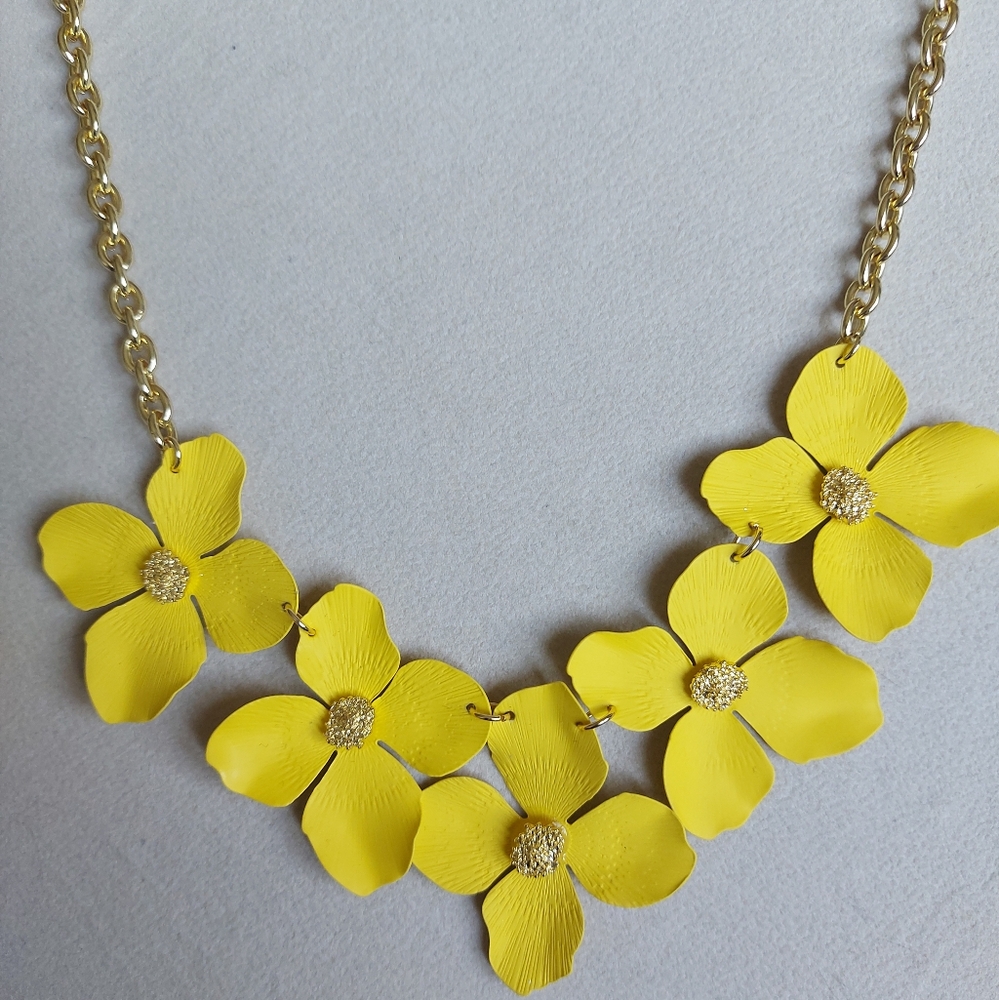 Golden Blossom Necklace